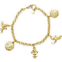 Charm bracelet with pendants Versailles