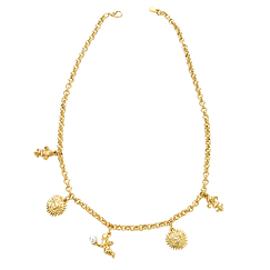 Charm Necklace with pendants Versailles
