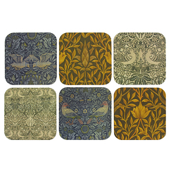 6 dessous de verre "William Morris"