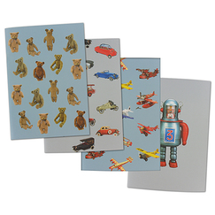 4 Notebooks "Toys"