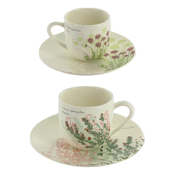 2 Tasses &agrave; caf&eacute; Herbier du Roy