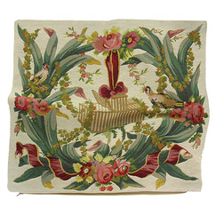 Housse de coussin tapisserie "Cage"