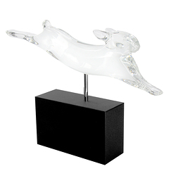 Lapin courant cristal de Baccarat - F. Pompon