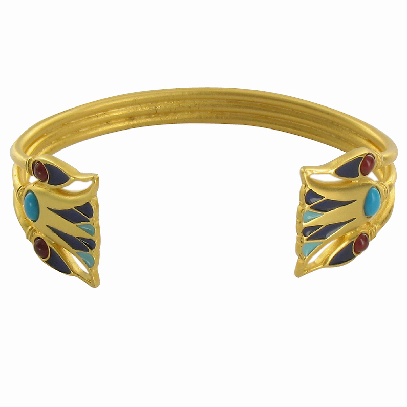 Bracelet rigide Fleur de lotus