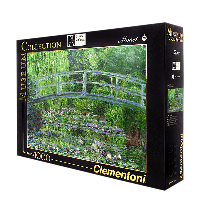 1000 Pieces Puzzle - Water Lilies, green harmony