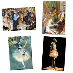 Musée d' Orsay 4 Magnets Set