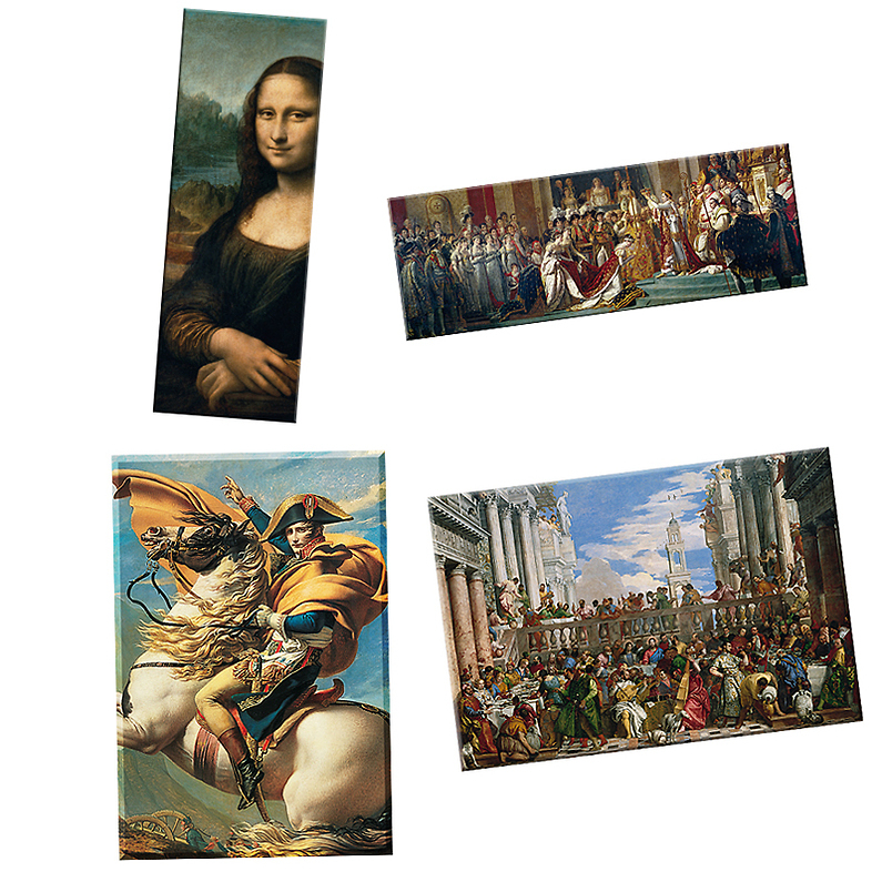 Painting 4 Magnets Set
