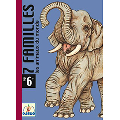 Jeu de 7 familles. Les animaux du monde.