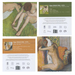 2 Essuie-lunettes Degas