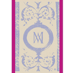 Tea cloth with a monogram motif