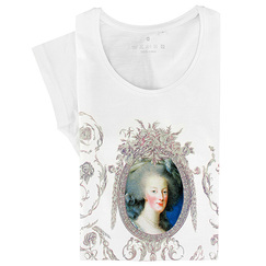 T-Shirt Marie-Antoinette "&agrave; la rose"
