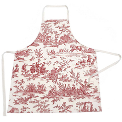 Tablier Toile de Jouy "Les délices des 4 saisons"