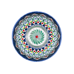 Bol en céramique Petite fleur Bleu cobalt - Ø 15cm - La maison Ottomane