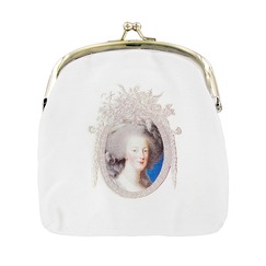 Porte-monnaie "Marie-Antoinette à la rose"
