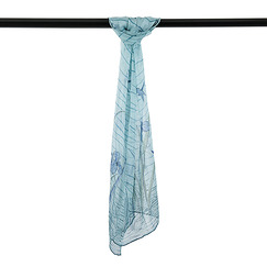 Dragonflies and Irises Stole