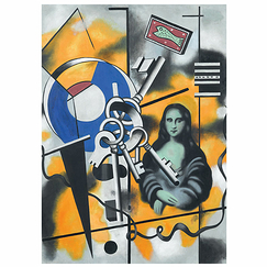 Affiche 50x70cm Fernand Léger - La Joconde aux clés, 1930