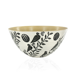 Large Bowl "Tree Birds"