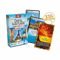 Jeu de cartes Défis Nature - Monuments de Paris - Bioviva