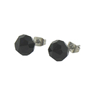 Boucles d'oreilles "Perle Jais"