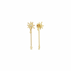 Dangling post earrings Starry night - Les Néréides X musée d'Orsay