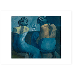 Affiche "Les Pierreuses" ou "Deux femmes au bar" - Picasso