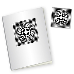 Mirror Notebook and magnet "Vega-Bas", Vasarely