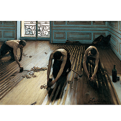 Poster Gustave Caillebotte - The floor scrapers