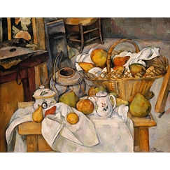 Kitchen table (Still-life with basket)