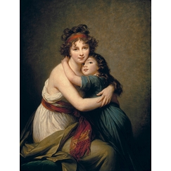 Madame Vigée-Le Brun et sa fille, Jeanne-Lucie, dite Julie (1780-1819)
