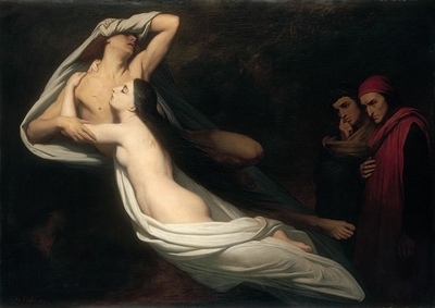 Francesca da Rimini and Paolo Malatesta Appraised by Dante and Virgil