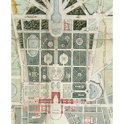 Plan du château, des Jardins, du Petit parc, de Trianon, de la ville de Versailles sous le premier Empire