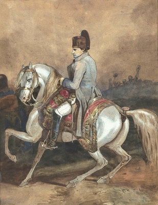 Portrait équestre de Napoléon