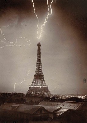 The Eiffel Tower struck by lightning I/II