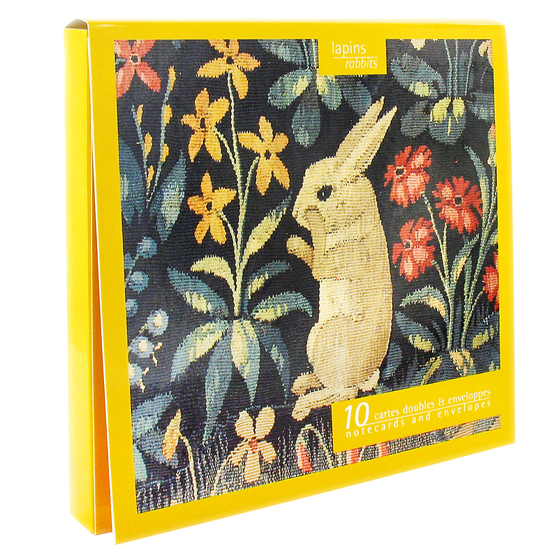 10 Notecards and envelopes Rabbits