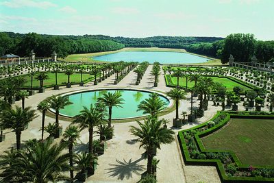 Vue de l'Orangerie du château de Versailles