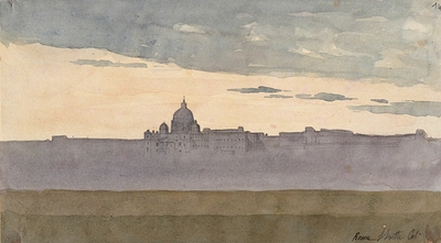 Album of Rome's Views: the Vatican, general view