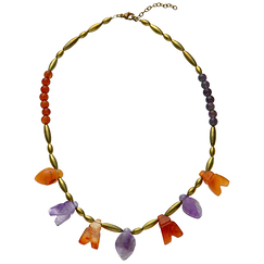 Collier amulettes &eacute;gyptiennes