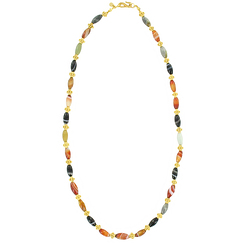 Collier Perse ach&eacute;m&eacute;nide -Plaqu&eacute; or