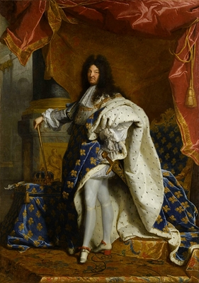 Louis XIV, King of France, full-length portrait in royal costume