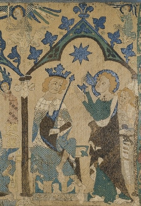 L'art en broderie au Moyen-Âge
