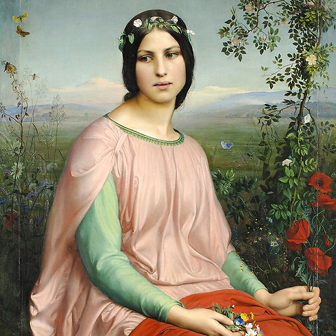 Ligne Louis Janmot, Fleur des champs - Musée des Beaux-Arts de Lyon