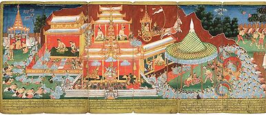 Nemi Jataka (détail)