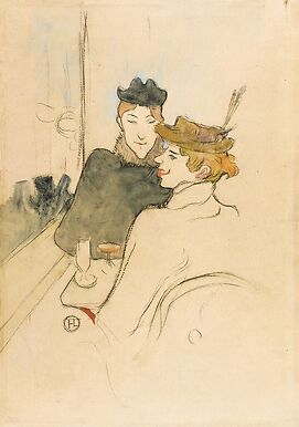 Deux femmes assises au café, 1893