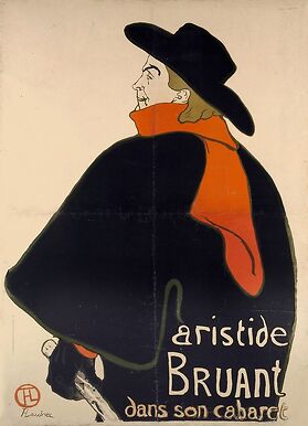 Aristide Bruant dans son cabaret