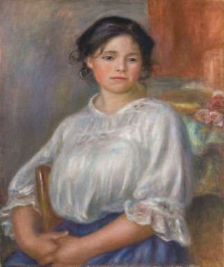 Jeune fille assise