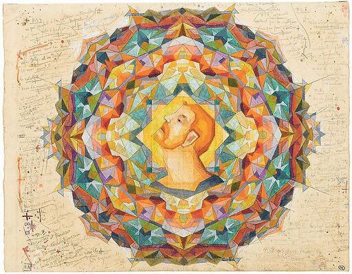 Notations chromatiques : tête d'homme roux