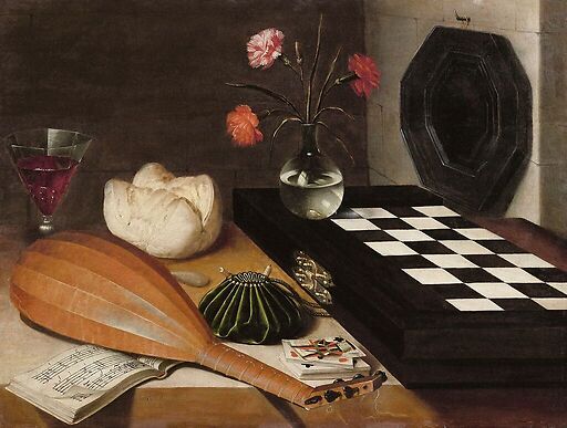 Nature morte à l’échiquier