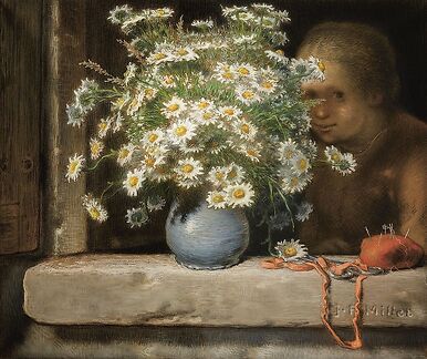 Le Bouquet de marguerites (détail)