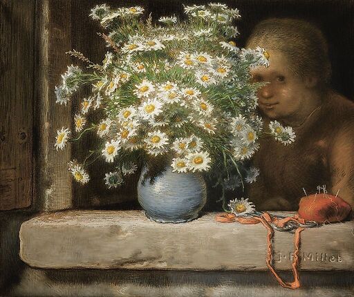 Le Bouquet de marguerites (détail)