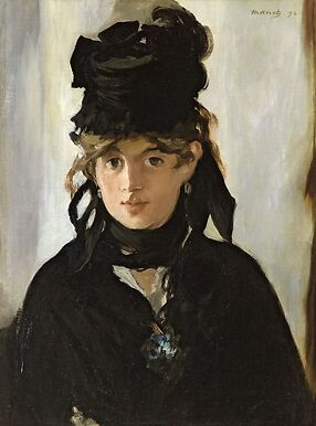 Berthe Morisot au bouquet de violettes (détail)